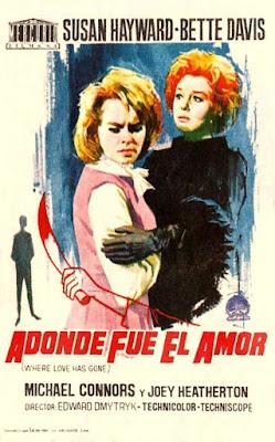 ¿A DÓNDE FUE EL AMOR? (Where Love Has Gone?) (USA, 1964) Melodrama