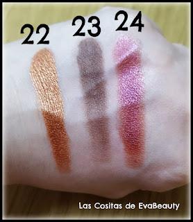 #swatches #makeup #maquillaje #lowcost #notino #makeuprevolution #ojos #eyes #eyeshadow #paletasombras #sombraojos