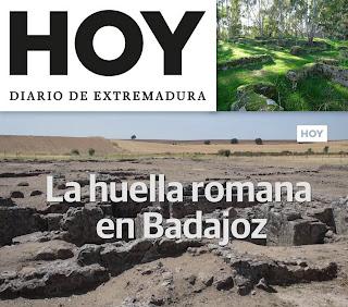 Colaboraciones de Extremadura, caminos de cultura: La huella romana en Badajoz, del diario HOY