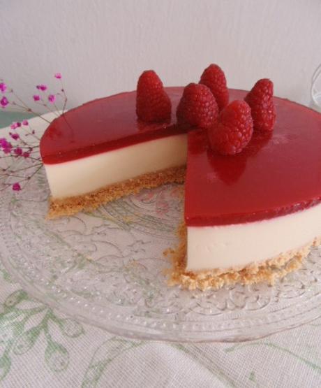 Cheesecake de frambuesas & vainilla Cheesecake de frambuesas & vainilla