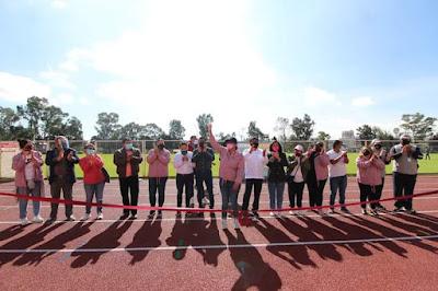 CON UNA INVERSIÓN SUPERIOR A 6.5 MDP, SE REHABILITA PISTA DE ATLETISMO EN TEXCOCO