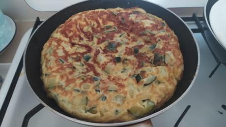 Tortilla de Calabacín – Receta Casera Receta de tortilla sana de calabacín