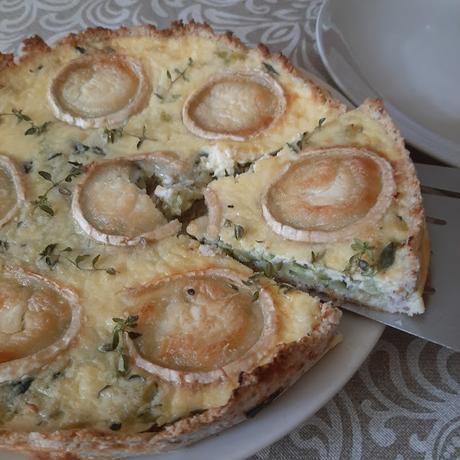 QUICHÉ DE CALABACÍN Y QUESO DE CABRA  LOWCARB