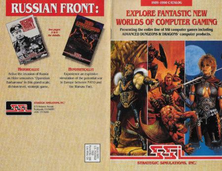 Catalogo 1989-1990 de SSI: Videojuegos de AD&D