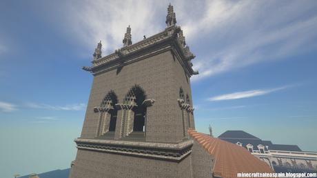 Réplica Minecraft de la Iglesia de Villegas, Burgos, Españas.