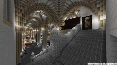 Réplica Minecraft de la Iglesia de Villegas, Burgos, Españas.