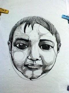 Secuencia de una playera pintada a mano