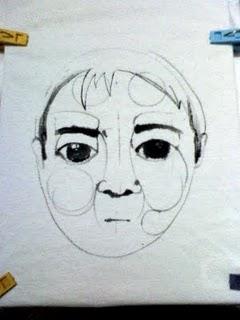 Secuencia de una playera pintada a mano