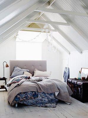 DORMITORIOS RUSTICOS CON TECHOS EN PENDIENTE