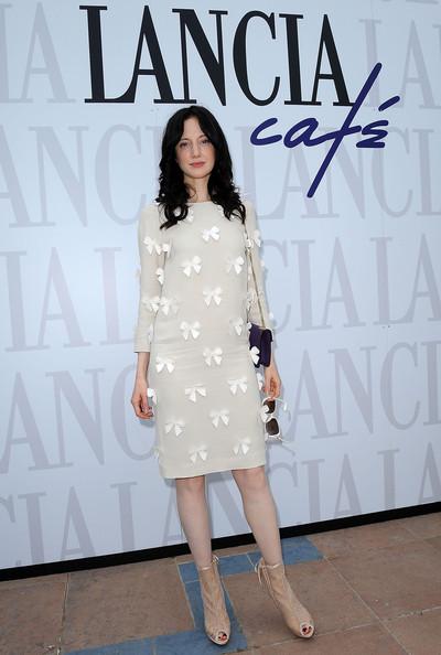 Actress Andrea Riseborough attends the 68th Venice Film Festival at Lancia Cafe on September 2, 2011 in Venice, Italy.
