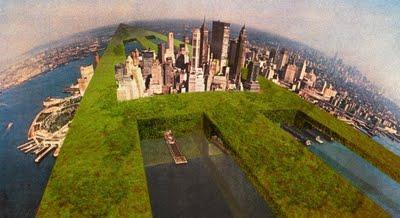 Crítica en tono Eco-verde. Jardines verticales.