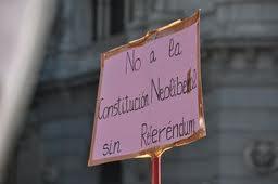 SIN REFERENDUM NO HAY CONSTITUCIÓN