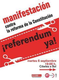 Golpe de estado económico ¡Movilízate contra la reforma constitucional!