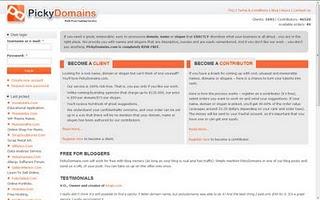 Ganar dinero online en PickyDomains.com