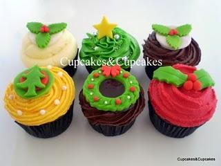 Celebra el día de Navidad con Cupcakes