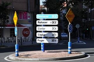 Rotonda que se transforma en menú de Mac