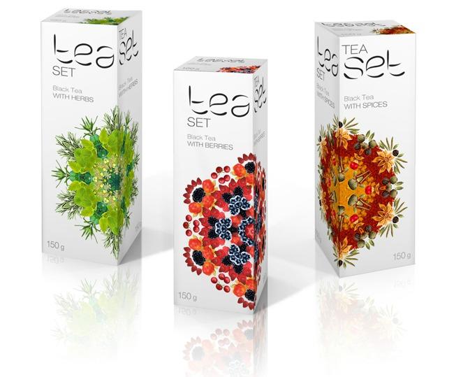 Packaging caleidoscópico de té