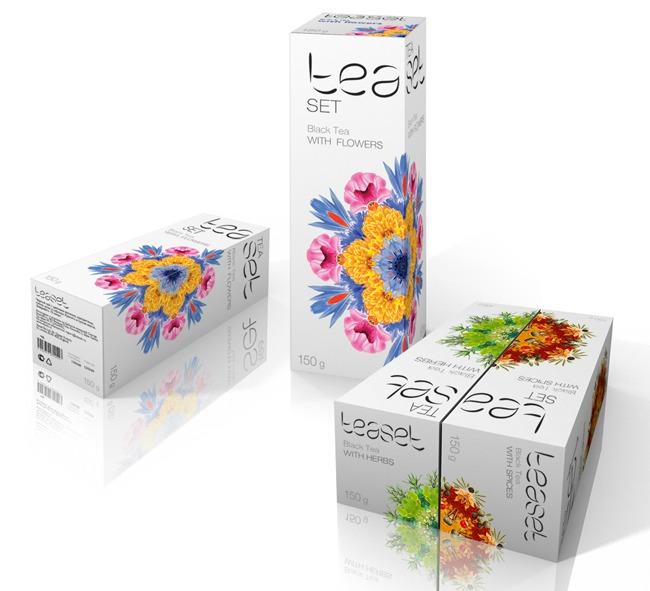 Packaging caleidoscópico de té