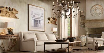 MAS DISENOS PARA LIVING DE RESTORATION HARDWARE