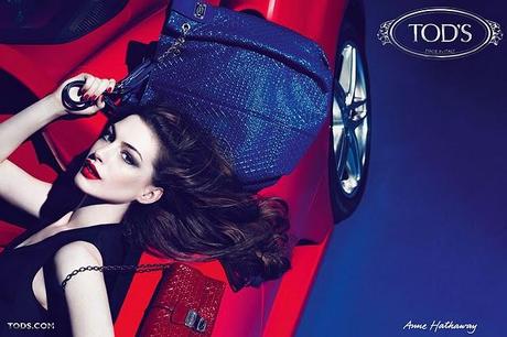 annehathawaytods Anne Hathaway for Tod´s fall/winter 2011.12 Ad Campaign