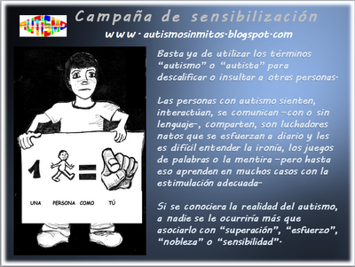 Campaña usos peyorativos del autismo