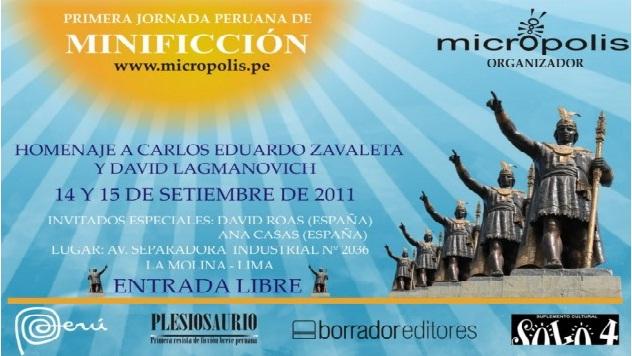 Ya llega la primera Jornada Peruana de Minificcion