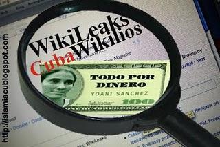 Revela WikiLeaks comprometedor lamento de Yoani Sánchez [+ VIDEO]