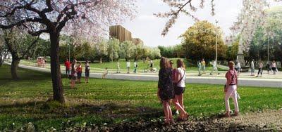 Parque lineal. Sagrera. Barcelona.