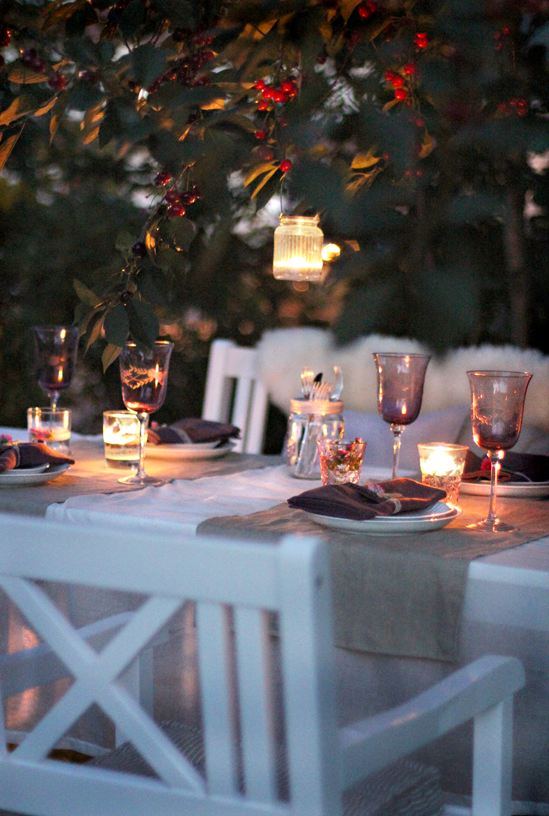 Diy: Tarros  como candelas para una cena al aire libre