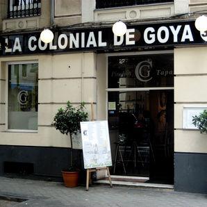 Comiendo en La Colonial de Goya (Madrid)