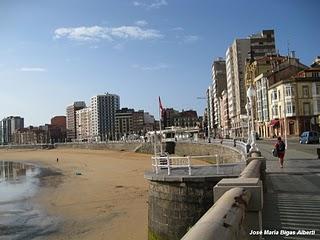 Paseo matinal por el Gijón marítimo