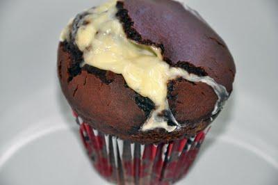 Muffins De Chocolate Rellenos De Mascarpone