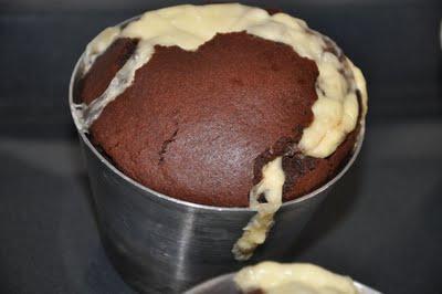 Muffins De Chocolate Rellenos De Mascarpone