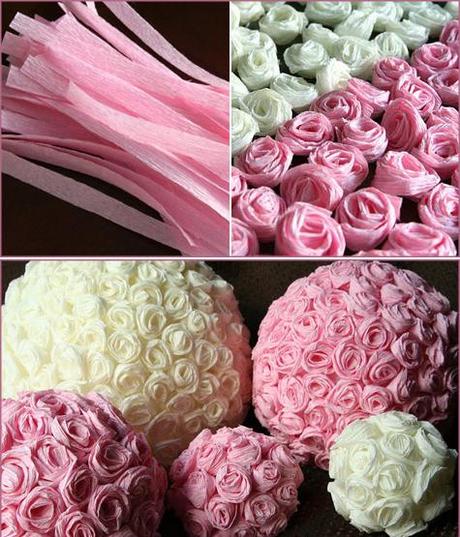 Decora con rosas de papel - Paperblog