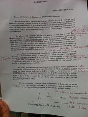 Protestas contra Comunidad de Madrid que impone a su modo su política educativa.