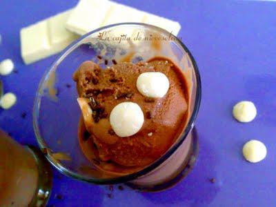 Helado de chocolate 