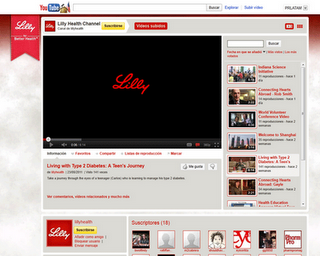 La compañía farmacéutica Lilly lanza un canal en You Tube