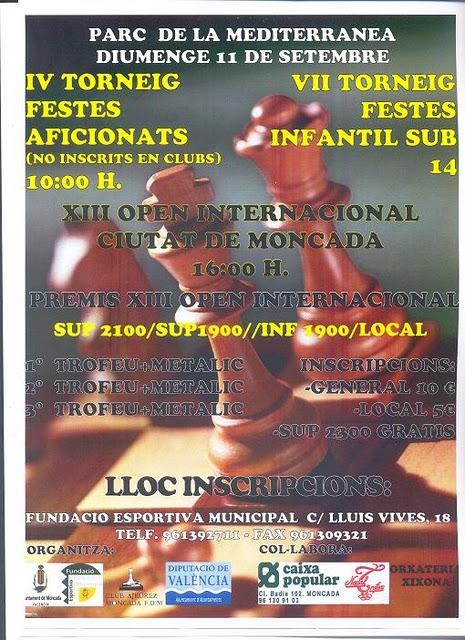 IV TORNEO FIESTAS DE MONCADA