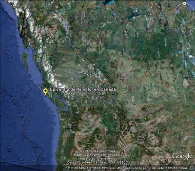 09/09/2011: temblor de 6.4 grados en Canadá