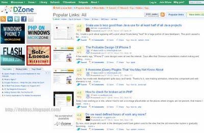 Dzone - Comunidad de usuarios para compartir enlaces de aplicaciones
