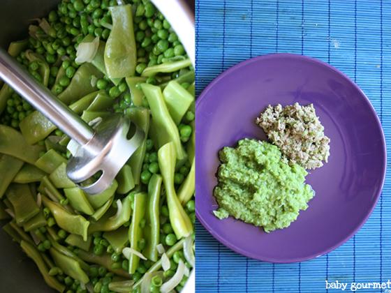 Receta de puré de judías verdes para bebés