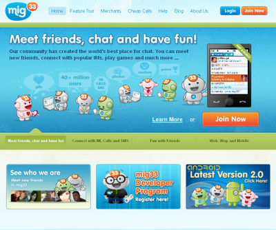 Mig33 - Alternativa de Messenger para tu telefono movil