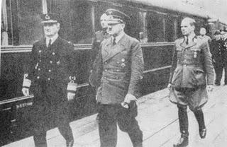 El Almirante Horthy, Regente de Hungría, visita al Führer - 10/09/1941. El Almirante Horthy, Regente de Hungría, visita al Führer - 10/09/1941.