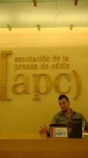 Presentación en la Asociación de la Prensa de Cádiz