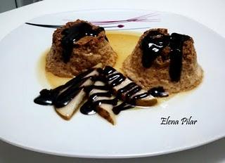Flanes de Peras con Chocolate