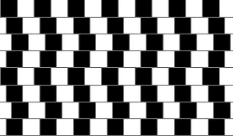 ilusión óptica, Lineas paralelas?…