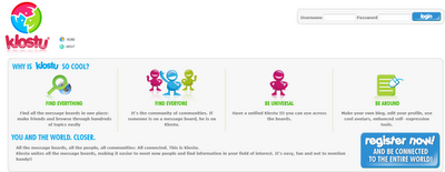 Klostu - Red social de foros