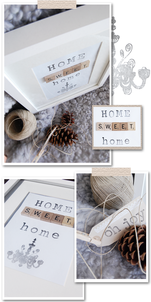 Diy: Crea un cuadro para el recibidor con fichas de scrabble