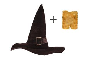 Gorros de bruja con personalidad