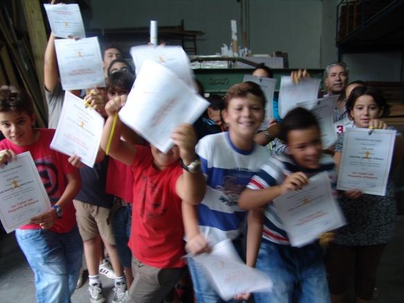 el 1er Taller del Pequeño Artesano llega a su fin